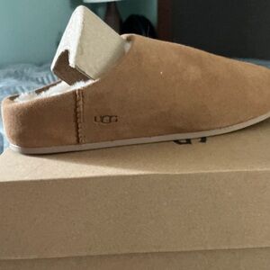 UGG Chestnut Suede Slip-On Shoes